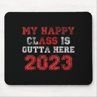 Mousepad Camisa engraçada Turma feliz está fora daqui 2023