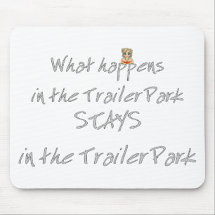Mousepad Camisa Engraçado do Parque Trailer