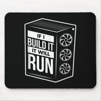 Mousepad Camisa Engraçado Do Pc Builder - Computador Builde