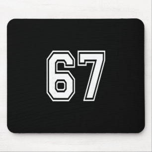 Mousepad Camisa Esportiva Uniforme Numerado 67 Time 67º