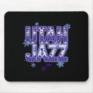 Mousepad Camisa feia de Natal do N Utah Jazz