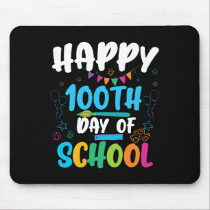 Mousepad Camisa Feliz 100º Dia De Escola Para Professor Ou 