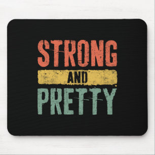 Mousepad Camisa Forte E Bonito Para A Formação De Gym Forte