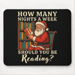 Mousepad Camisa Funny Santa Reading 67 Meme Tee Natal Profe