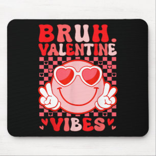 Mousepad Camisa Groovy Bruh Vibes de Dia dos Namorados Femi