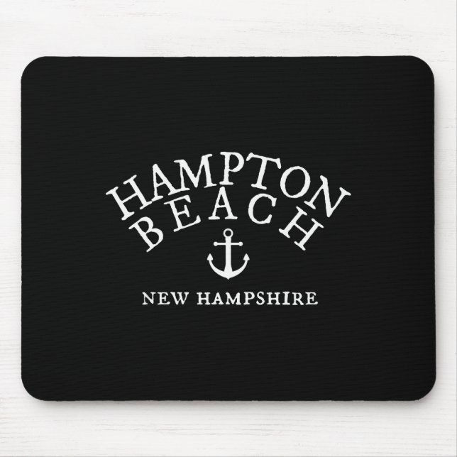 Mousepad Camisa Hampton Beach Nh, Cidade Marítima de New Ha (Frente)