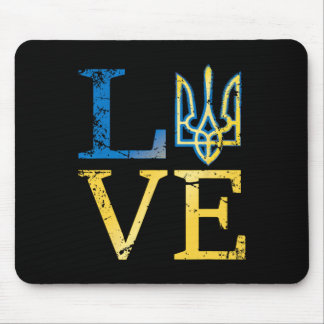 Mousepad Camisa Love Ucrânia Tryzub Zelensky Militar Ucrani