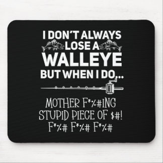 Mousepad Camisa Lucky Walleye Acessórios Divertidos Para Pe