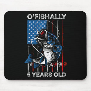 Mousepad Camisa Ofishally 5 Anos de Idade 5º Aniversário de