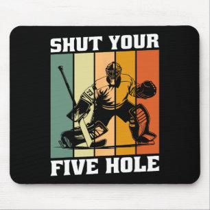 Mousepad Camisa Retro Vintage Goleiro Fecha o Seu Buraco de
