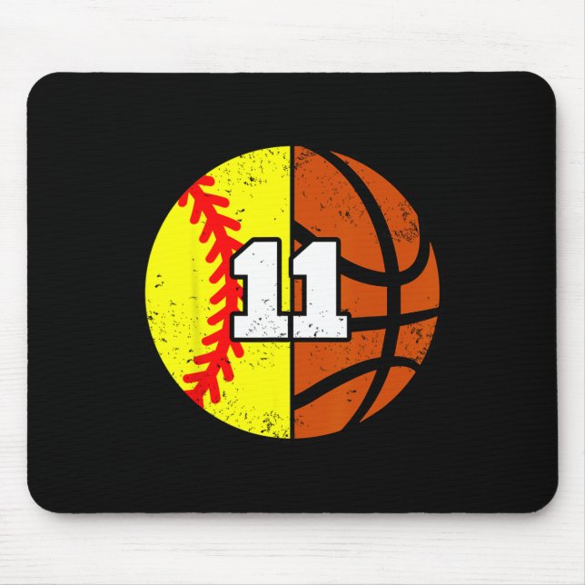Mousepad Camisa Softll Sketll Número 11 Camisazação Engraça (Frente)