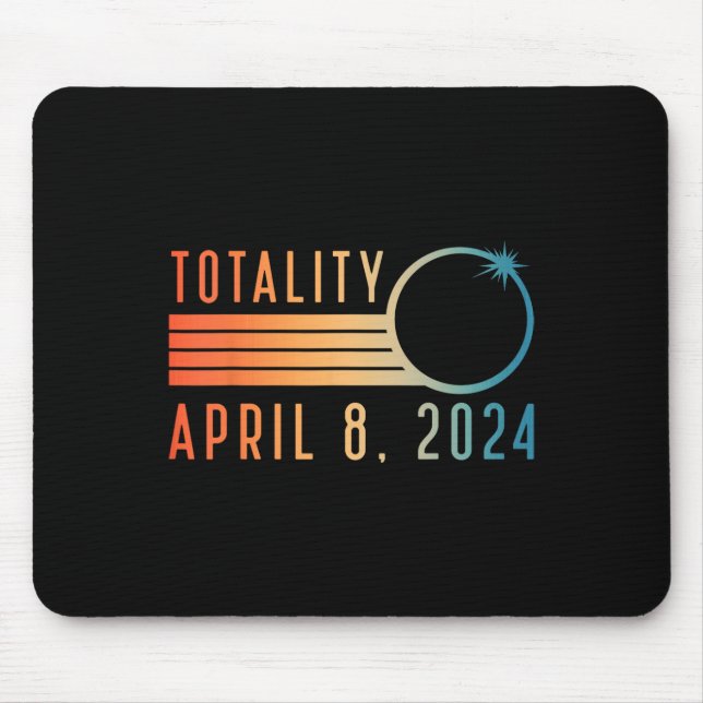Mousepad Camisa Solar Eclipse Abril 8 De Abril De 2024 Tota (Frente)