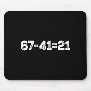 Mousepad Camisa Vintage 67-2141 Engraçado Meme de Matemátic