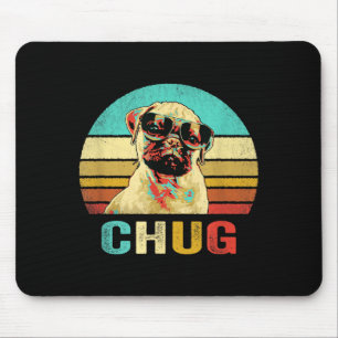 Mousepad Camisa Vintage Chug Cachorro Pôr do Sol