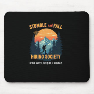 Mousepad Camisa Vintage de Caminhada Sociedade de Tropeçar 