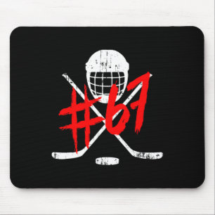 Mousepad Camisa Vintage Hockey 67 Número