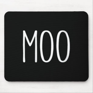 Mousepad Camisa Womens Moo Engraçada Homens Adultos Mulhere