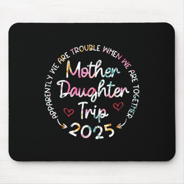 Mousepad Camisas da Mãe Floral Trip 2025, Mães D (Frente)