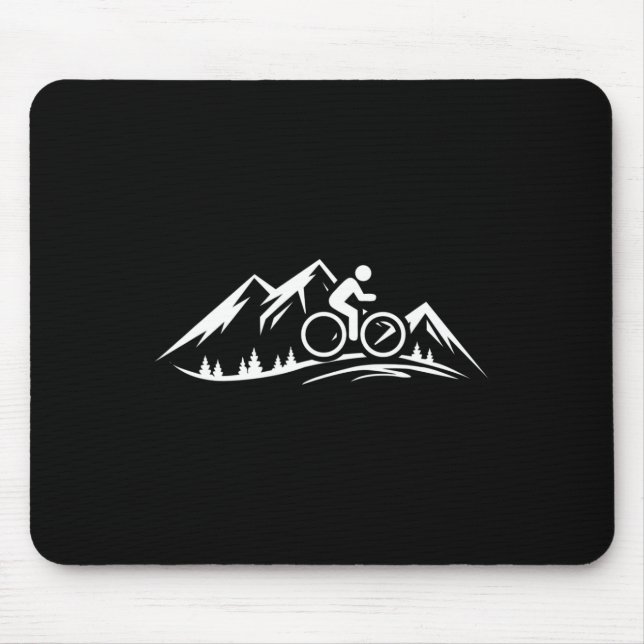 Mousepad Camisas de bicicleta para homens Mulheres de bicic (Frente)