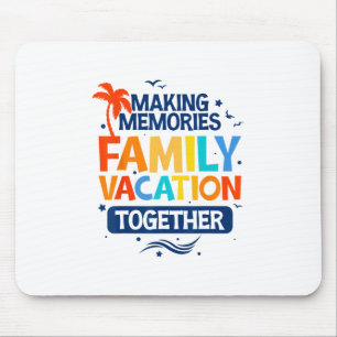 Mousepad Camisas de Férias em Família Cruzeiro Mulheres Hom