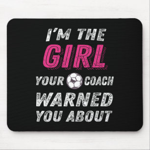Mousepad Camisas de Futebol para Meninas e Mulheres, Futebo