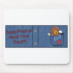 Mousepad Camisas de leão e borboletas
