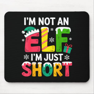 Mousepad Camisas de Natal engraçadas para a família Não sou
