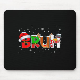 Mousepad Camisas de Natal Para Crianças Meninos Bruh Dito E