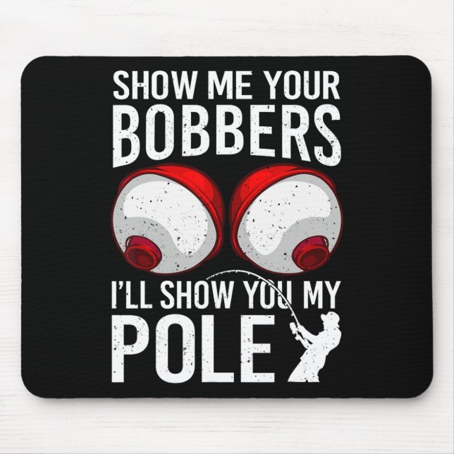 Mousepad Camisas de Pesca Para Homens Presentes Engraçados  (Frente)