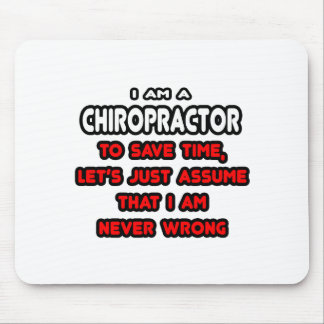 Mousepad Camisas e presentes engraçados do Chiropractor