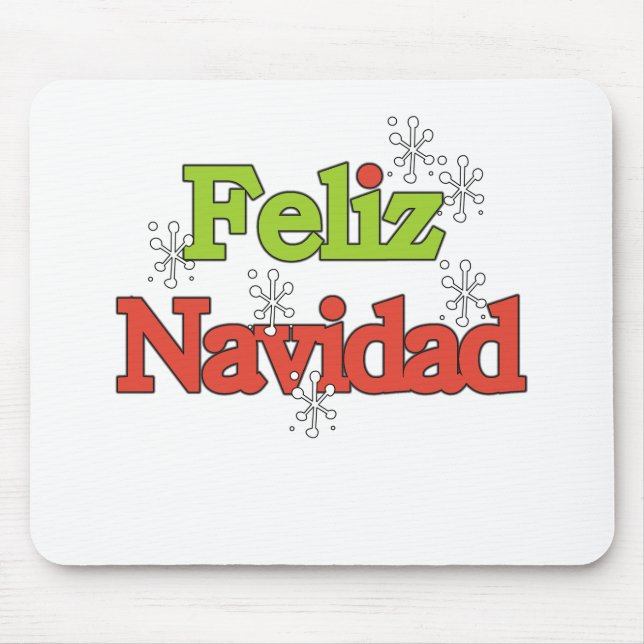 Mousepad Camisas e presentes Feliz Navidad (Frente)