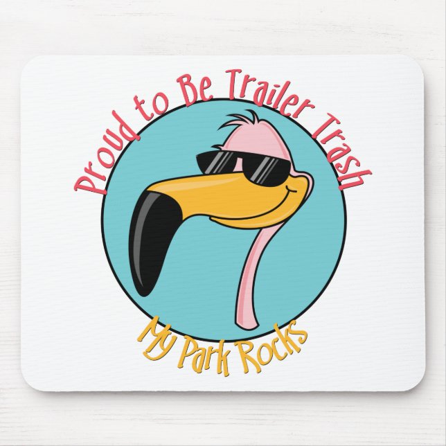 Mousepad Camisas e presentes no Parque Trailer Funny (Frente)