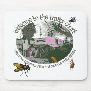 Mousepad Camisas e presentes no Parque Trailer Funny