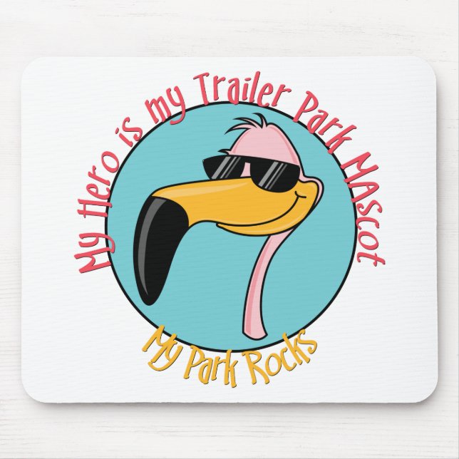 Mousepad Camisas e presentes no Parque Trailer Funny (Frente)