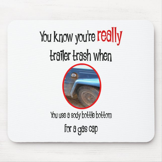 Mousepad Camisas e presentes no Parque Trailer Funny (Frente)