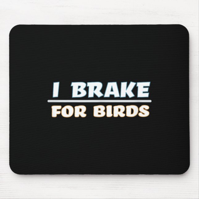 Mousepad Camisas engraçadas de bicicleta para homens Freia  (Frente)