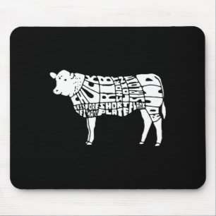 Mousepad Camisas engraçadas de churrasco para homens cortes