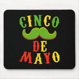 Mousepad Camisas engraçadas de festa Cinco De Mayo Camisas