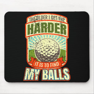 Mousepad Camisas engraçadas de golfe para homens, engraçado