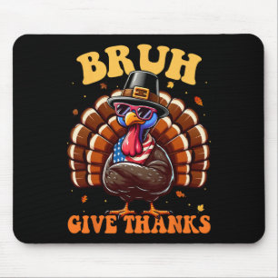 Mousepad Camisas engraçadas do Dia de Ação de Graças com di