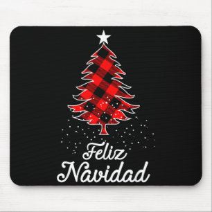 Mousepad Camisas Feliz Navidad Família - Árvores de Natal B