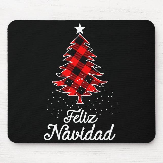 Mousepad Camisas Feliz Navidad Família - Árvores de Natal B (Frente)