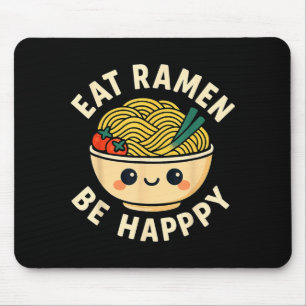 Mousepad Camisas Ramen Kawaii Estilo Divertido Anime Japonê