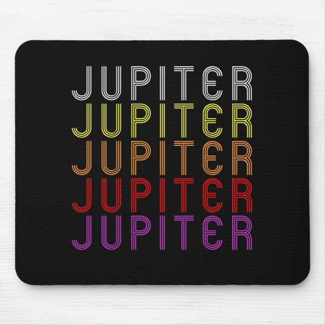 Mousepad Camiseta Astronomia Vintage Retro Planeta Júpiter (Frente)