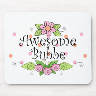 Mousepad Camiseta Awesome Bubbe