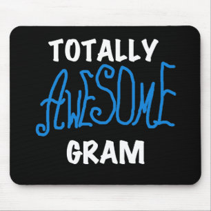 Mousepad Camiseta azul e presentes do grama totalmente
