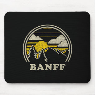 Mousepad Camiseta Banff Alberta Canadá Vintage Caminhada Mo