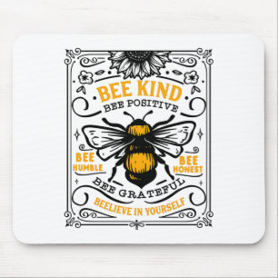 Mousepad Camiseta Bee Kind Bee Positive