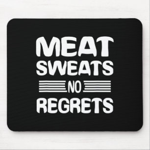 Mousepad Camiseta Carne Suada Sem Arrependimentos Roupa Eng