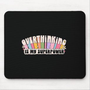 Mousepad Camiseta de Conscientização da Saúde Mental Groovy